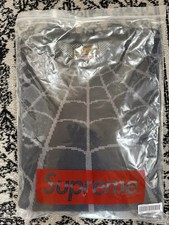 Supreme Vanson Leather Spider-Man Sweater Siz...