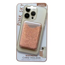 Magnetic Credit Card Holder NEW Phone MagSafe Compatible Glitter Card Holder