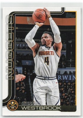 2025-26 Topps Flagship Russell Westbrook #104 Nuggets | eBay