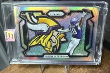 Justin Jefferson 1/1 Handmade Card Art Minnesota Vikings