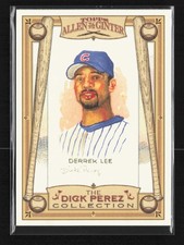 2006 Topps Allen & Ginter #5 Derrek Lee Dick Perez Sketches Chicago Cubs