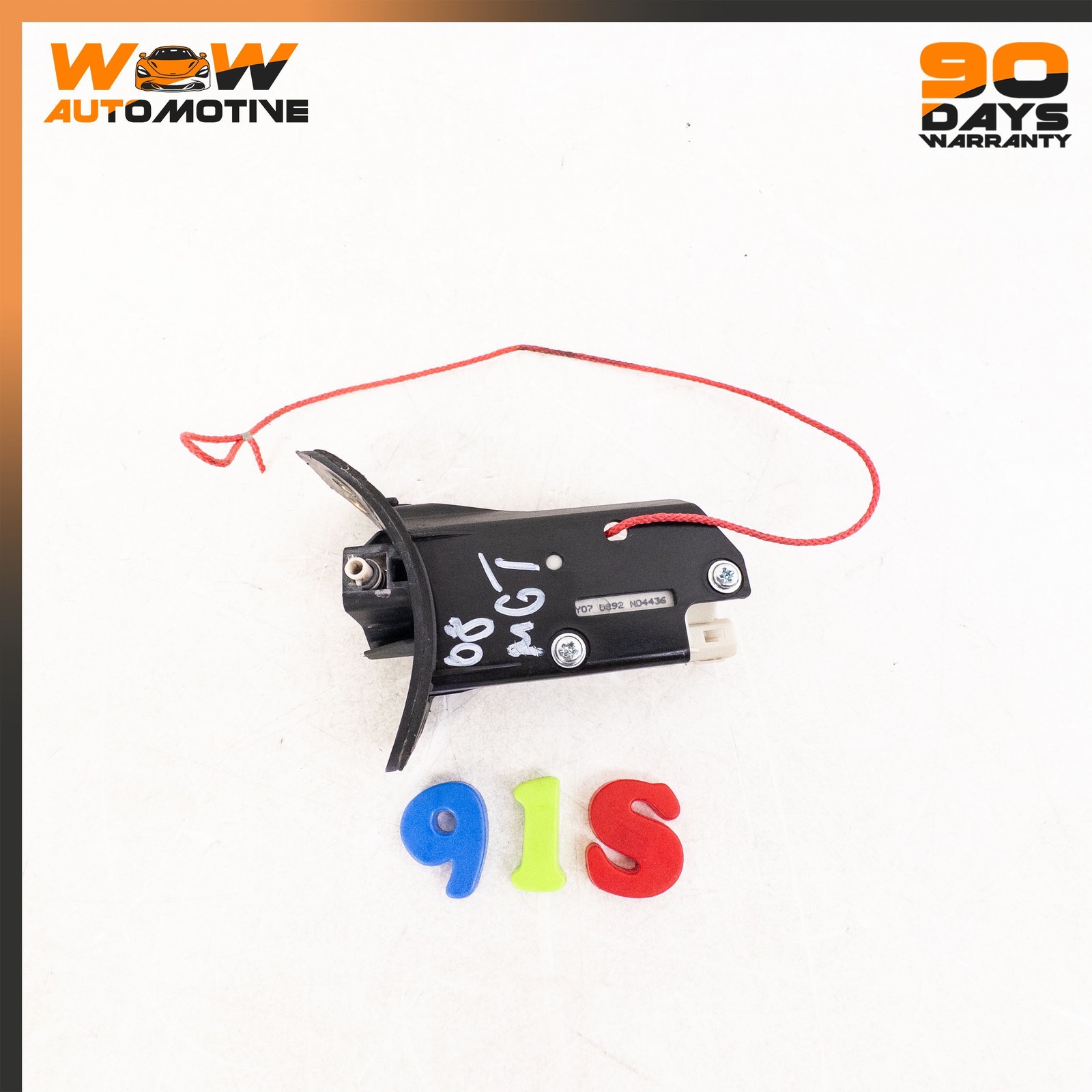 08-19 MASERATI GRANTURISMO FUEL GAS TANK DOOR LID RELEASE LOCK ACTUATOR OEM