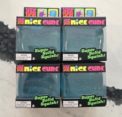   VHTF Lot of 4 - NeeDoh Nice Cube! Super Solid Squish!  