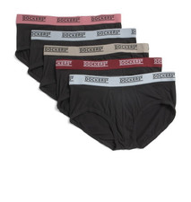 Dockers 5 Pack Fly Front Briefs, Sz M