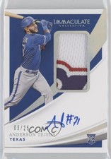2021 Panini Immaculate Rookie Holo Silver 3/25 Anderson Tejeda Patch Auto 0st9