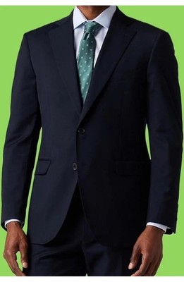 Mercantile Jacket Tailored Fit - Premium Suit ( Jacket ) for Men Size 36R Navy