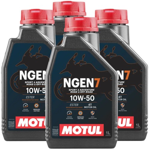 CUTTING KIT 4L MOTUL NGEN7 10W50 + FILTER HONDA FJS Silver Wing 600 2001-2010 - Picture 4 of 4