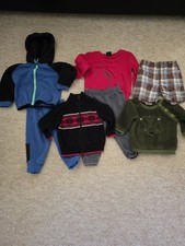 Lot Of 7 Pcs Baby Boy Clothes Size 18 Months Carter's Under Armour Sweater Pants