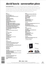 DAVID BOWIE - CONVERSATION PIECE (5 CD) NEW CD