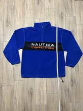 Vintage 90s Blue Nautica Competition Quarter Zip Will Bargain Measurements Shown