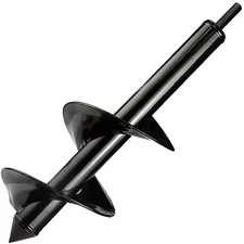 Auger Drill Bit for Planting 4"X12",Garden Plant Flower Bulb Bedding Planter Aug