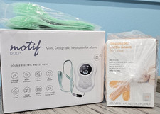 Motif Duo Double Electric Breast Pump Kit With Bottle Liners and Storage Bags
