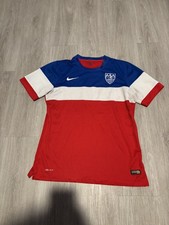USMNT NIKE USA ROCKET Bomb Pop Soccer Jersey Shirt Kit World Cup 2014 Small S