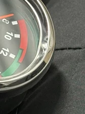 Voltmeter Voltage Gauge 2 1/16" Lighted Chrome Bezel 8-16V thumbnail 2