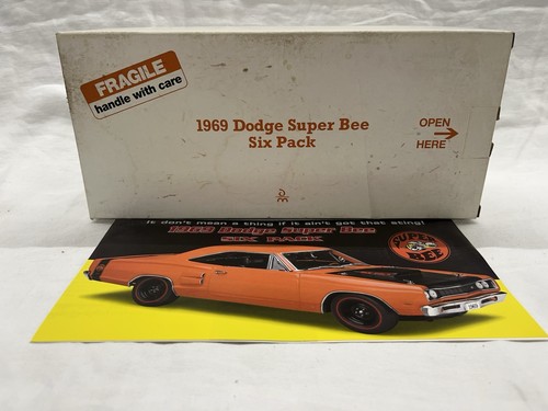 DANBURY MINT 1969 DODGE SUPER BEE 6 PACK ULTRA RARE NEAR MINT PAPER