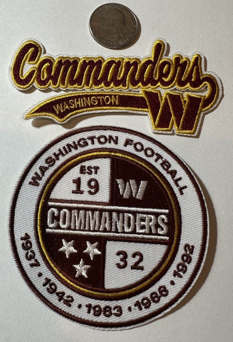 Washington commanders NFL Patch Embroidered Iron on Sew on Patch For Clothes eBa