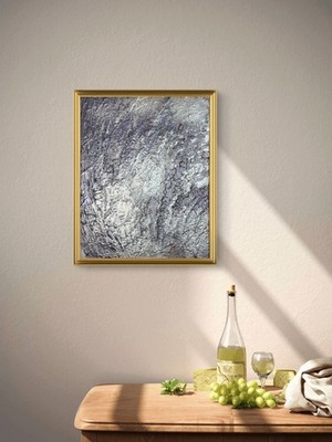 Framed Abstract Painting Artwork Textured Style Art Single Piece, ORIGINAL.