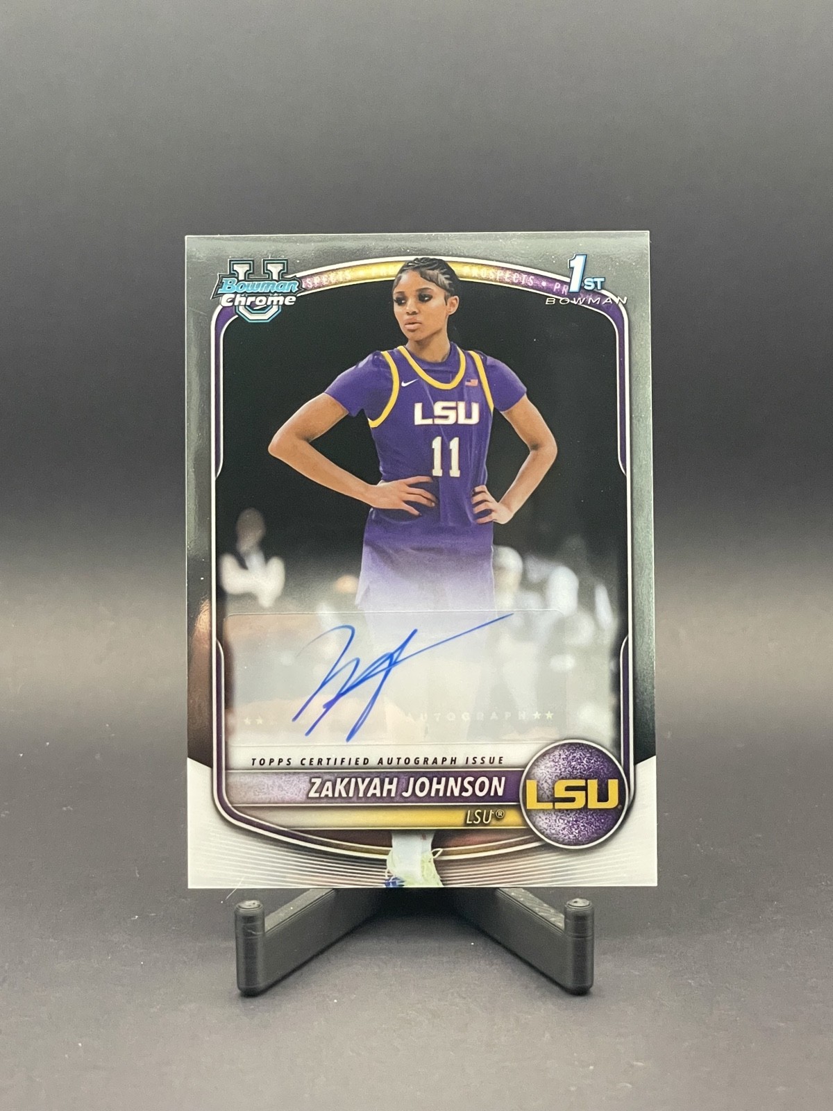 2025-26 Bowman - Chrome Prospect Autographs ZaKiyah Johnson #CPA-ZJ (AU, RC)