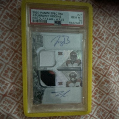RPA Joe Burrow/Tee Higgins /13 PSA GEM MT 10