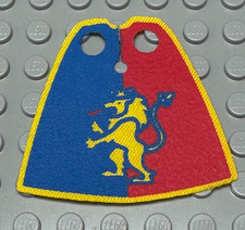 Lion Knights Cloth Printed Capes For LEGO Minifigures Medieval Castle Lions