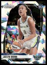 Jaelyn Brown Rookie RC 2024 Panini Prizm WNBA #31 Ice Prizms Dallas Wings