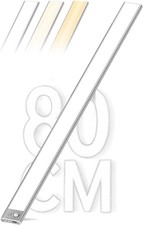 296 LEDs Under Cupboard Kitchen Lights, 31.5 Inches Dimmable Motion Sensor Wardr