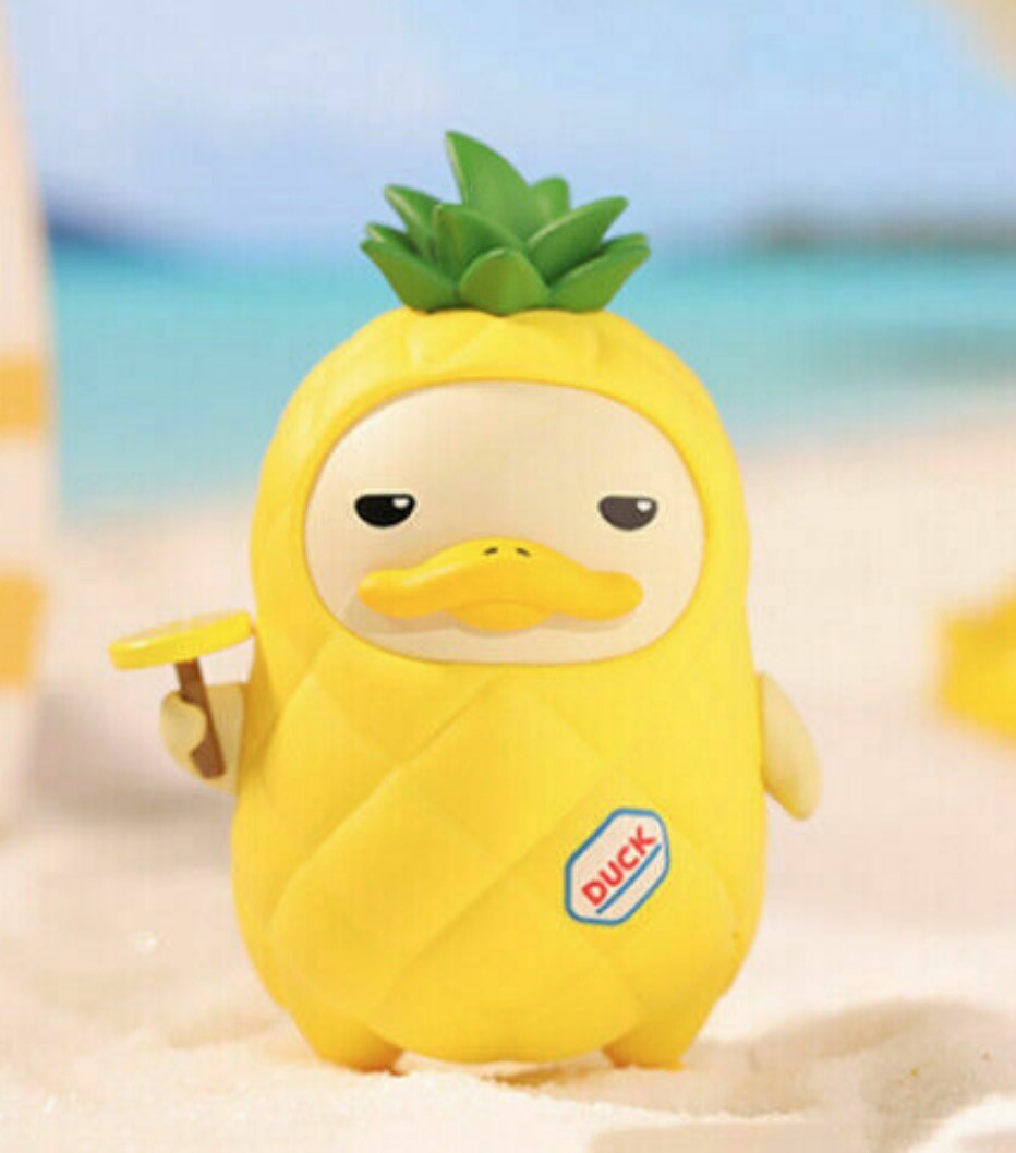 DUCKOO トロピカルアイランドシリーズ　パイナップル　PINEAPPLE POP MART x DUCKOO Tropical Island Mini Figure Pineapple Art