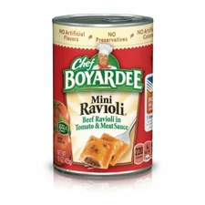 * STOCK UP SALE* CHEF BOYARDEE  MINI BEEF RAVIOLI- 15 Oz  Cans -  FREE DELIVERY