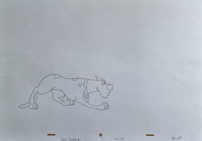 Original Animationskunst Cel Production Zeichnung Deutsche Dogge SCOOBY DOO #27