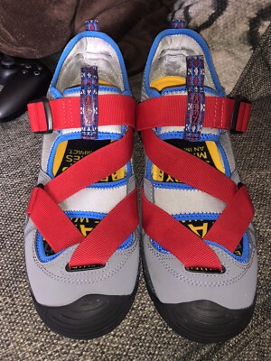 NEW Keen Zerraport Trail Hiking Sandal Grey Blue Red 1025002  display picture 3