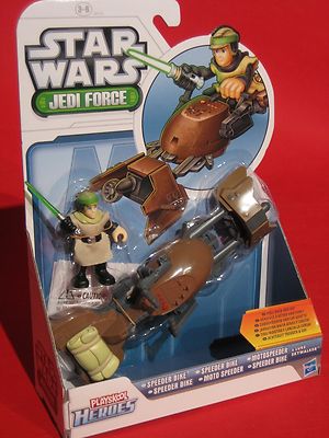 STAR WARS - Luke Skywalker Speeder Bike Playskool Heroes - Jedi Force NEU Hasbro