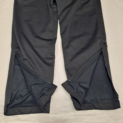 Nike Vintage Zip up Jacket Pants Big Logo Youth Size Large 12-14 Black Mesh 90s - Picture 18 of 24