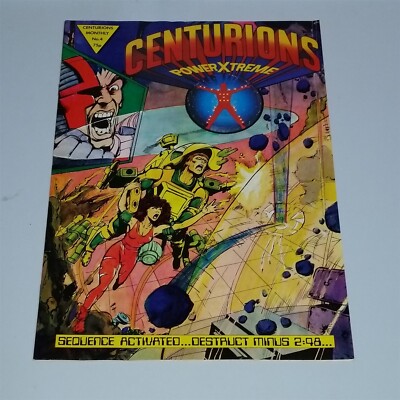 CENTURIONS POWER XTREME #4 1987 BRITISH MONTHLY WEEKLY COMICS
