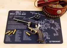 Illustrated Gun Cleaning and Repair Mat for Colt SAA Revolver, FREE SHIPPING