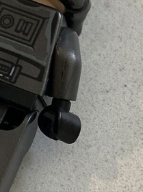 Lego Shadow Stormtrooper Minifigure 75079 Shadow Trooper sw0603 Arm Cracks
