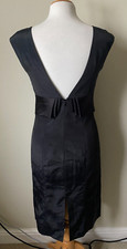 Reiss Katya little black dress Size 10 low v back