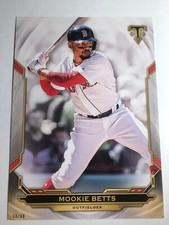 2019 Topps Triple Threads Jumbo 5x7 Mookie Betts Red Sox 86 /49