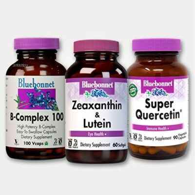Bluebonnet   B-Complex + Super Quercetin VitaminC + Zeaxanthin plus Lutein