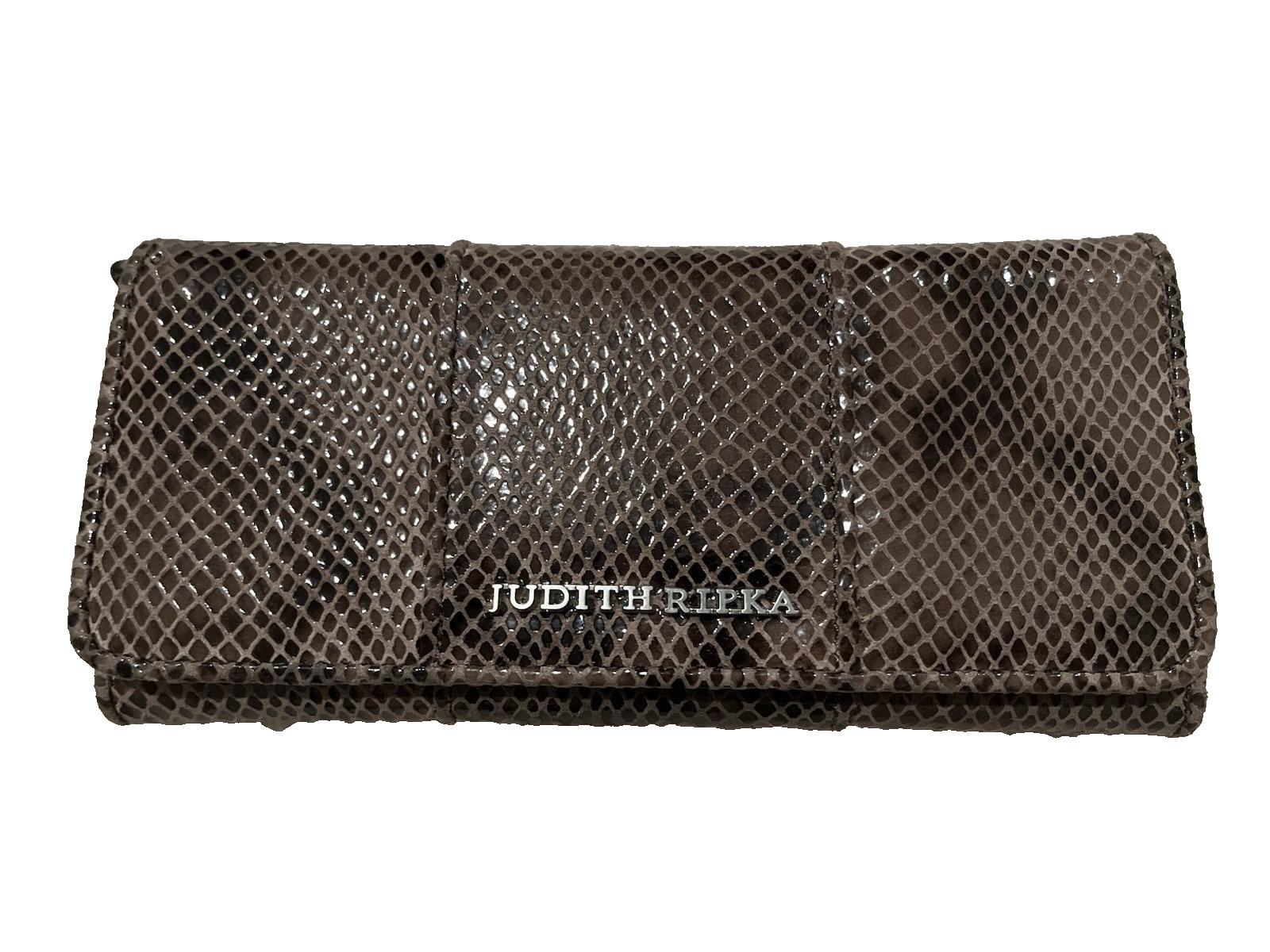 Judith Ripka Python Snakeskin Embossed Leather Ho… - image 8