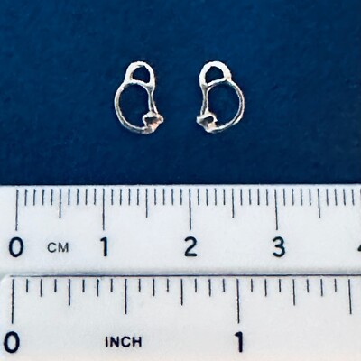 RDLC Traditional 1:9 Model Horse Scale SPRENGER B-RING SNAFFLE BIT  - Pewter