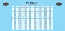 FRA 224 White Stripe Waterslide O Scale Decal Set