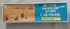 Vintage 1978 Young Times Musical Raggedy Ann and Andy Mobile / Missing The Motor