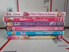 Barbie Princess Lot of 6 DVD Movie Collection Puppy Chase Thumbelina  More 193