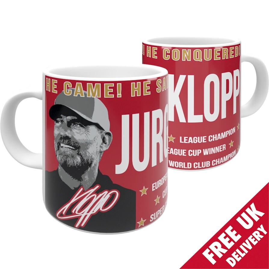 Klopp Mug He Came! He Saw! He Conquered! 11oz.