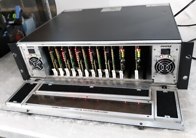 Evertz 7800FR MultiFrame NO Backplane w/ 2x PSU *FOR PARTS*