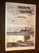 La marina militare nel 1877 Le barche torpediniere Torpediniera americana Alarm