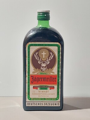 W.Mast Kommanditgesellschaft Jägermeister alte Flasche