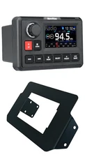 NavAtlas NA30C Powersports 3" Media Receiver + Polaris General Mounting Bracket