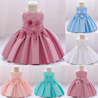Baby Girl Birthday Party Dress Easter Dress Toddler Embroidered Texture Sleeveless Princess Dress, Light pink / 3-4 Years (110cm) Baby Girl Birthday Party Dress Easter Dress Toddler Embroidered Texture Sleeveless Princess Dress, Light pink / 3-4 Years (110cm)
