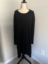 GAP Women's Black Ribbed Dress Size XXL NWT